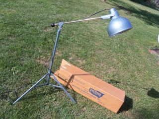 Vintage Retro Bretford Industrial Age Light Heat Sun Lamp Tripod 