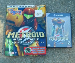 Metroid Prime With Brady Games Guide Nintendo GameCube Complete In The 