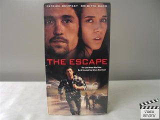 The Escape VHS Patrick Dempsey Brigitte Bako Colm Feore