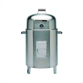 Brinkmann Smoke N Grill Stainless Steel Charcoal Smoker Grill 810 