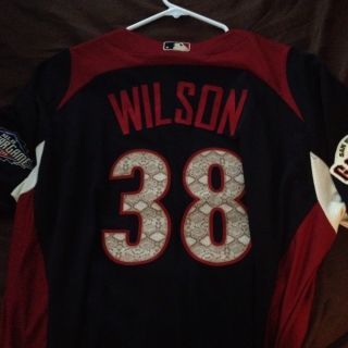 2011 Brian Wilson All Star Game Jersey 100% authentic Majestic GIANTS 