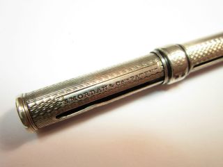   Mordan COS Patent Silver Pencil Bramah DIP Pen Hallmarked 1825