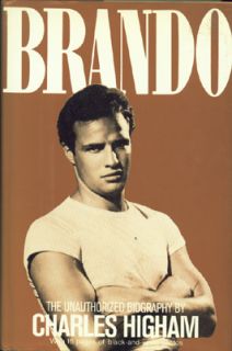 Marlon Brando Unauthorized Biography by Charles Higham HC DJ 1st Ed 