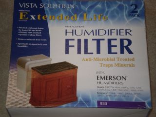   Solution Humidifier Filter 833 Brand New In the Box Fits Emerson Brand
