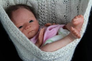 Ultra Limited Edition Kenzi Morgan Reborn baby girl. German glass eyes 