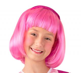 Childs Official Lazytown Stephanie Costume Hair Wig