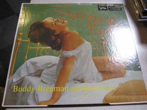Buddy Bregman Swingin Kicks LP Verve Jazz Cheesecake Bud Shank VG 