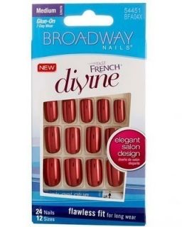 Broadway Fast French divine Medium Nails #54451