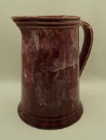 Antique Maw Co Broseley Pottery Tankard Pottery Pitcher England