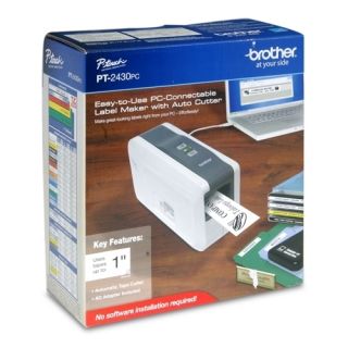 Brother P Touch PT2430 PC Label Maker   180dpi, USB* New*Sealed