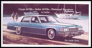 1977 Cadillac Brochure Fleetwood Eldorado Brougham CDV