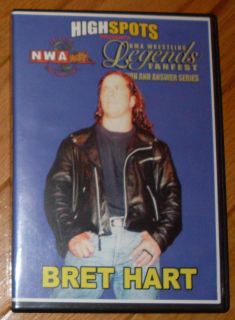 BRET HART NWA Legends DVD Wrestling Shoot Interview Highspots WWE WWF 