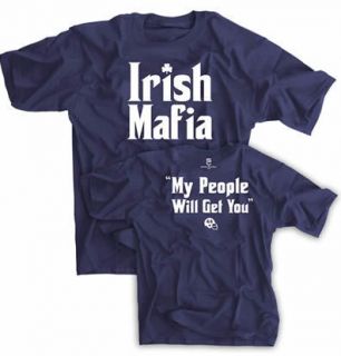 Irish Mafia My People Will Get You Defense Shirt TEO Tuitt Notre Dame 