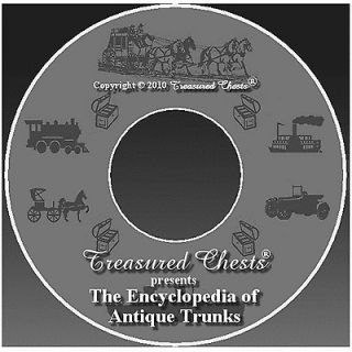 Encyclopedia of Antique Trunks, THE book for antique trunks, on CD