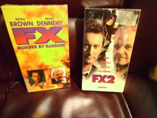 VHS 1986 F X2 VHS 1990 Brian Dennehy Diane Venora Cliff Deyoung