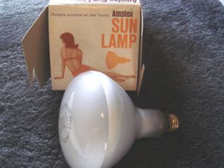 sunlamp bulb tanning bulb sun lamp bulbs vintage tan time