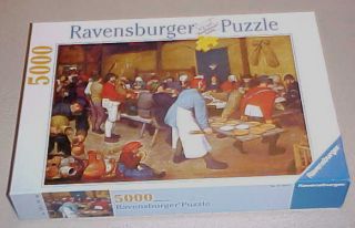 Ravensburger 5000 PC Puzzle Brueghel Village Wedding Feast SEALED 