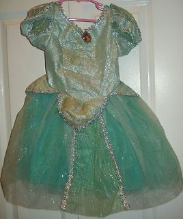 Disney Ariel Ballgown Dress Little Mermaid Girls Halloween Costume Sz 