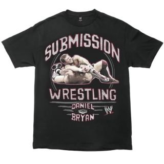 Daniel Bryan Submission Wrestling WWE Black T Shirt