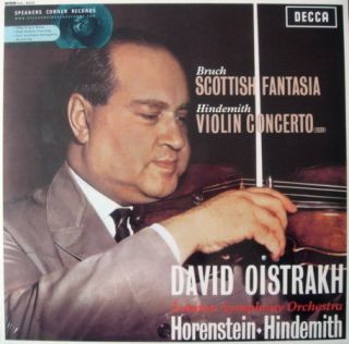 SEALED DAVID OISTRAKH Bruch Scottish Fantasia Decca Speakers Corner 