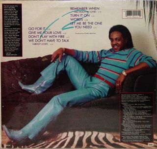 Peabo Bryson DonT Play with Fire RARE SEALED LP