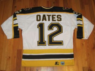 New Adam Oates Boston Bruins Vintage Starter Jersey NHL Hockey Sewn 