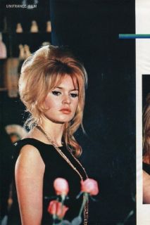 Brigitte Bardot Troy Donahue 1962 JPN Pinup 7x10 EC R