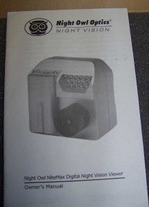 Night Owl Nitemax Digital Night Vision Viewer with I 3 Digital 