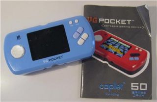 Blue VG Pocket ~ Caplet VG 4003 Handheld System w/ 50 preloaded Games