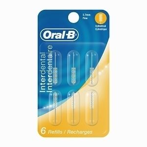 Oral B Interdental refills cylindrical 2 7mm fine NIB 6pks of 6 for 36 