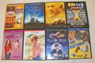 DVD movie Mean Girls Blue Chips Any Given Sunday Annie NR lot