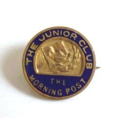vintage The Junior Club Morning Post Pin Book Lamp Wheat