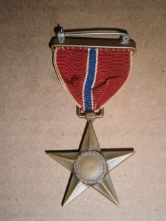 Navy USMC Bronze Star Medal Full Wrap Broach WWII Nice