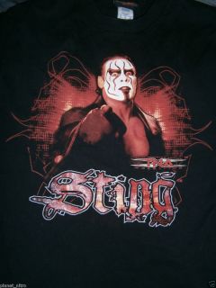 TNA Authentic Sting T Shirt Mens Medium WCW IMPACT Wrestling Icon NWA 