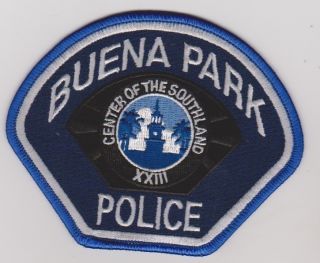  Buena Park CA Police Patch