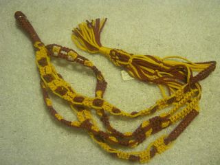 Handmade 45 Long Plant Hanger Burgundy Yellow Suitable for Up to A 12 