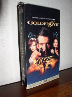 Pierce Brosnan as James Bond in GoldenEye VHS 1996 027616549532