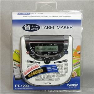 Brother P Touch PT 1290 Label Maker Home Office Labeler