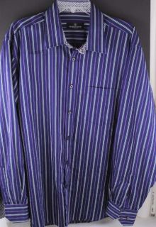 BUGATCHI UOMO Mens Long Sleeve Casual Shirt. XL