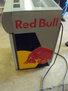 red bull counter top fridge