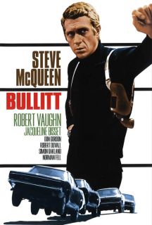 Bullitt Movie Poster Spanish 27x40 Steve McQueen Robert Vaughn 
