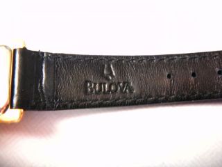 the facts brand bulova model accutron movement quartz band leather 