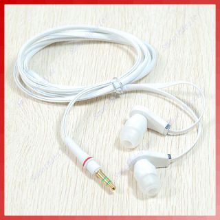   In Ear 3.5mm Earbud Earphone Headset For  MP4 Player PSP CD White
