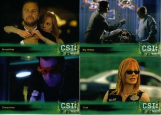 CSI LAS VEGAS SERIES 3 (Strictly Ink/2006) Complete Card Set MARG 