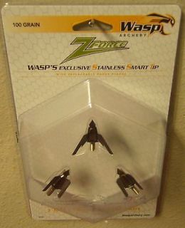 wasp archery zforce broadheads 100 gr 3 pack time left