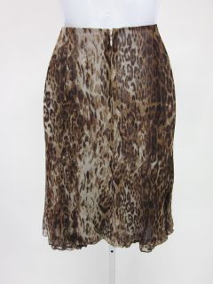 you are bidding on a bryan by bryan bradley brown ivory silk skirt in 