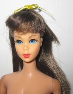 Mattel Vintage Brunette Bon Bon Twist N Turn Barbie Doll 1966 1967 