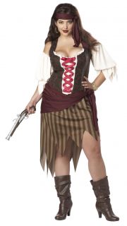 Plus Size Pirate Buccaneer Beauty Adult Women Costume
