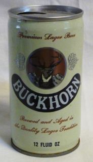 Buckhorn, Buck Head, St. Paul, Crimped S/S. 12 ounce beer can