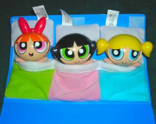 Powerpuff Girls Blossom Bubbles Buttercup 3 5 Sleep Time Toy Plush 
